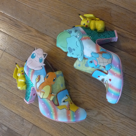 New Pokemon Party ADORABLE Irregular Choice Heels, size 41, US size 11.5 - Picture 8 of 14